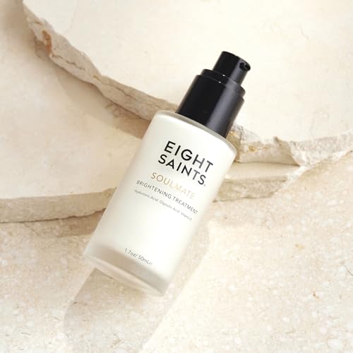 Eight Saints Soulmate Lotion Based 15% Glycolic Acid Serum For Women, Natural and Organic, Anti Aging Serum for Face, Reduce Wrinkles, Fine Lines, and Smooth Skin, 1.7 Ounce