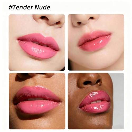 2-in-1 Lip Tint Stain - Long Lasting Non-sticky Liquid Blush & Lip Stain, Waterproof Smudge-Proof Formula, Water Lip Tint with Glossy Finish & Lightweight Feel, Vegan & Cruelty-Free