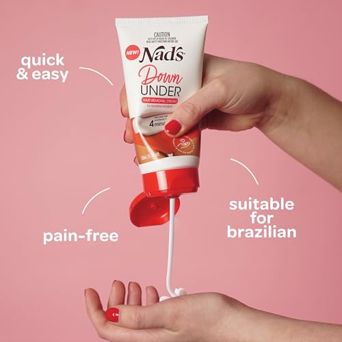 Nad's Down Under Cream for Women, Intimate Hair Removal Cream 150 ml
