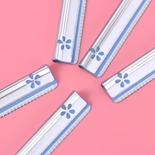 Tinksky 5pcs Eyebrow Shaper Razor Trimmer Shaver Hair Remover Set (Blue)