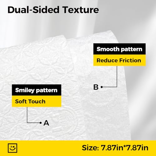 12 Pcs Individually Wrapped Facial Cleansing Muslin Cloths Travel Size Face Cotton Cloths Reusable Makeup Remover Wipes Exfoliating Muslin Washcloths for Skin Care(White)
