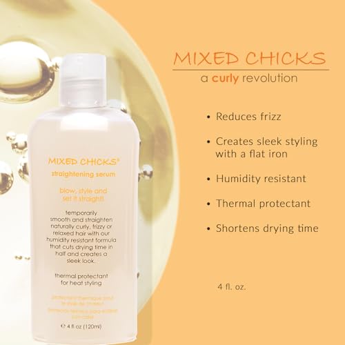 Mixed Chicks Straightening Serum - Thermal Protection, 4 fl.oz. / 120ml