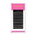 TDANCE Lash Extension Matte Black Eyelash Extension C CC D DD J B L Curl Volume & Classic Lash Extensions 0.03-0.18mm Thickness Professional Salon Use(0.18-CC,19 mm)
