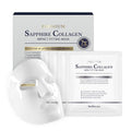WELLDERMA Sapphire Collagen Impact Hydrogel Fitting Mask, 25g x 4 Sheets ? Hydrating & Firming Micro-Hole Sheet Mask with Collagen Water 850,294ppm, Niacinamide & Peptides
