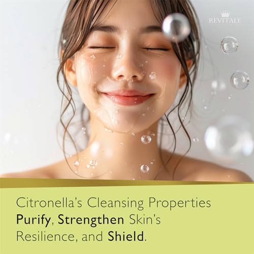 REVITALE Advanced Citronella & Lemongrass Soap ? Purifying & Soothing Bar for Fresh, Protected Skin