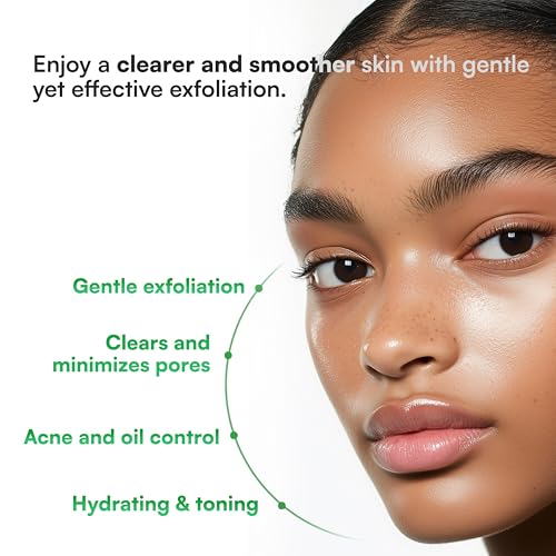 Face Republic AHA/BHA Toner 160ml 5.41 fl oz | Clarifying, Refining, Hydrating | Pore Care, Gentle Exfoliation | AHA BHA PHA LHA | for Oily, Sensitive Skin | Alcohol-Free | Vegan Korean Skincare