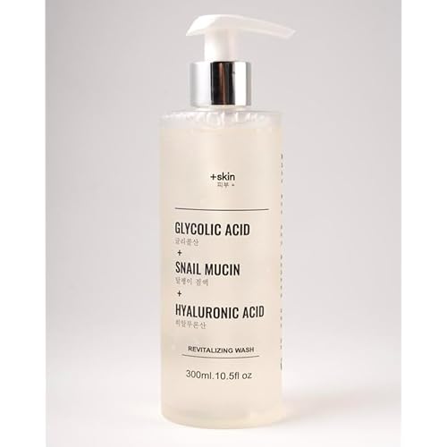 Glycolic Acid, Snail Mucin, and Hyaluronic Acid Wash