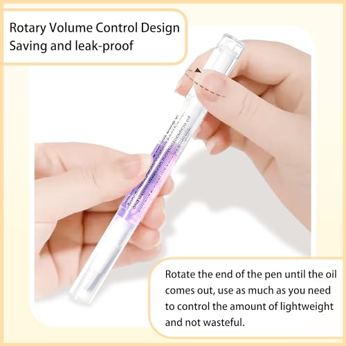 28PCS Cuticle Oil Pen Sweet Almond Nail Growth Serum and Repair Treatment Hydrating Oil for Dry Cuticles and Skin Cuticle Buddy Revitalize Nails with Radiant Cosmetics' Nail Growth Oil