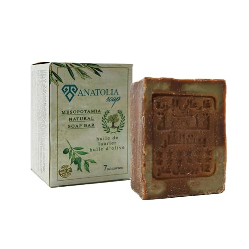 Anatolia Soap Organic Handmade Natural Castille Body For Men Women (%60 Laurel Oil And%40 Olive Oil)