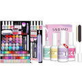 SAVILAND Dip Powder Nail Kit with Drill 30 Colors and 4Pcs Dip Powder Liquid Set Neon Summer Colors