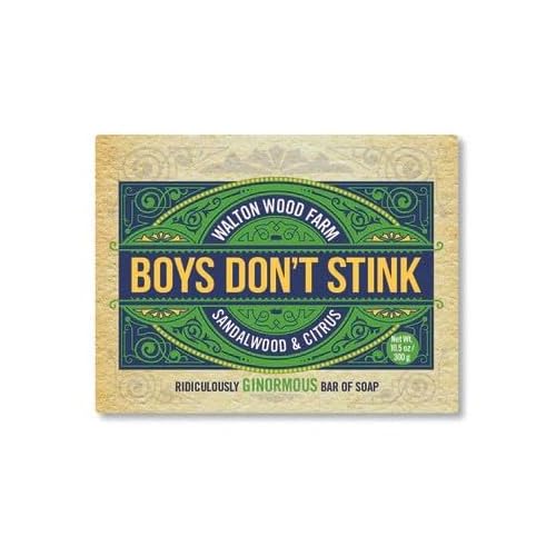 Walton Wood Farm, 10.5 oz Soap: (Boys Don't Stink: Sandalwood & Citrus)