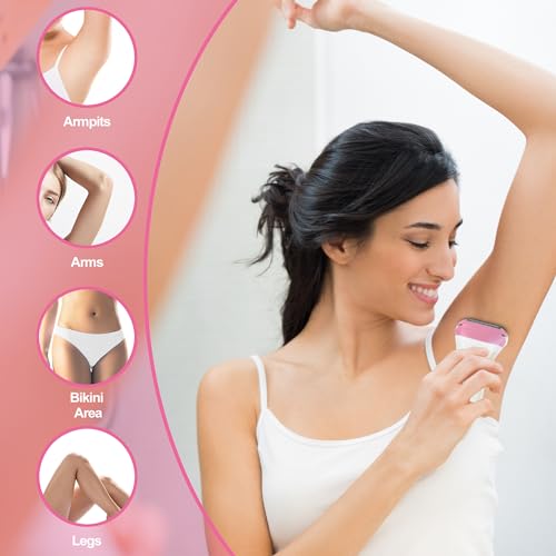Electric Razors for Women & Bikini Trimmer for Sensitive Skin - Hypoallergenic Cordless Foil Shaver Painless Body Hair Removal for Legs,Underarms,Pubic Hair,Travel Ready Wet/Dry,20260226