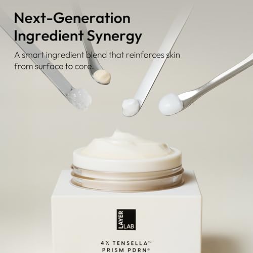 LAYERLAB Relayer Firming Cream, Korean Skincare Night Cream with PDRN for Firmness & Hydration, Daily Facial Cream for Plumping & Elasticity, K-Beauty, 1.69 fl oz