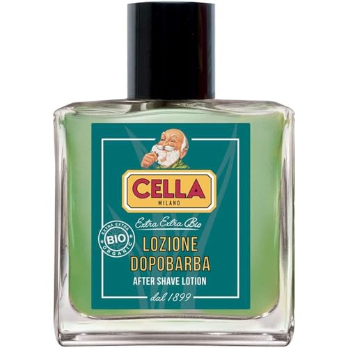 Cella Milano Aloe Vera After?Shave Splash, 100?ml ? Invigorates & Cools Skin with Classic Barbershop Scent ? Made in Italy