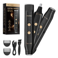 Groin & Body Hair Trimmer for Men Bikini Trimmer Women Electric Ball Pubic Shaver IPX7 Waterproof Wet & Dry Use Versatile Shaver for Temple Groin Nose Ear Hairs Beard (Black)