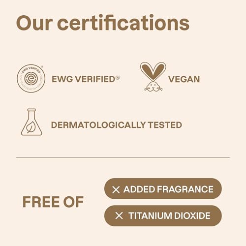 ATTITUDE Oceanly Plastic-Free Lightweight Blush Stick, Titanium Dioxide-Free, EWG Verified, Vegan & Cruelty-free Makeup, Rose, 0.3 Ounces