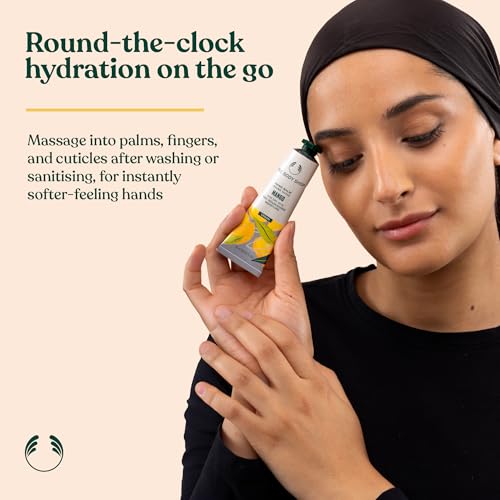 The Body Shop Handcare Collection 5 Piece Gift Set | Includes- British Rose, Shea, Moringa, Mango & Almond Milk Hand Balms | Vegan