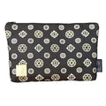 Brocade zipper pouch, lined with Nishijin brocade, size M. (Shosohanabishimon)