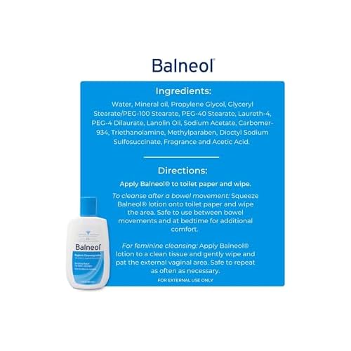 Balneol Hygienic Cleansing Lotion, 3.0 Oz (Pack of 4)