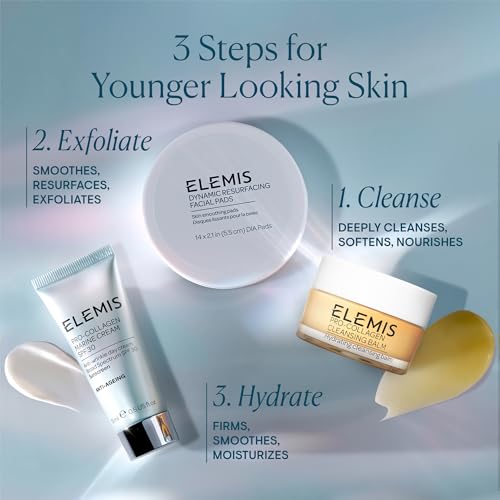 ELEMIS Pro-Collagen Cleansing Balm Makeup Remover, Hydrating Facial Cleanser, Oil Cleanser, Oil Makeup Remover, Deep Cleanse, 20g, Original New (Pack of 2)
