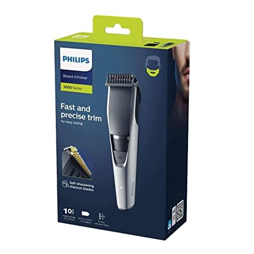 Philips BEARDTRIMMER Series 3000 BT3206/13 beard trimmer Black,Silver
