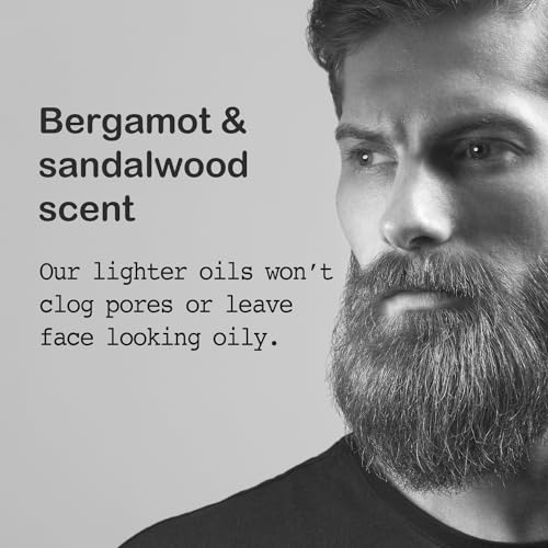 SAMSON'S HAIRCARE Beard Oil, Moisturizing, Softening, For Itchy Dry Skin and Coarse Facial Hair, 1 oz.