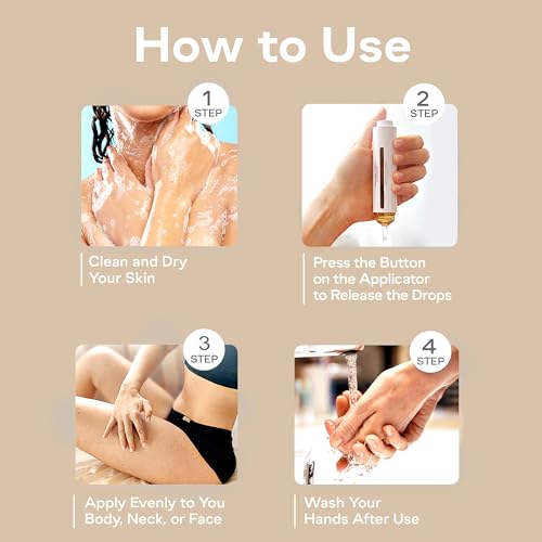 Self Tanning Drops Kit with Mixing Palette ? Made in Korea with Natural Ingredients, Aloe Leaf Juice & Hyaluronic Complex Face & Body Non-Toxic, Fragrance-Free, Sunless Bronzing Glow - Pink