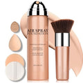 Magic Minerals Airbrush Foundation Makeup Spray Silk Flawless Foundation Mist Makeup Full Coverage Foundation Breathable Long Lasting Natural Matte Finish for Mature Skin(Natural)