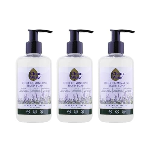 Odor Eliminating Hand Soap, Clean Citrus, 8 fl oz (3 Pack, Lavender)