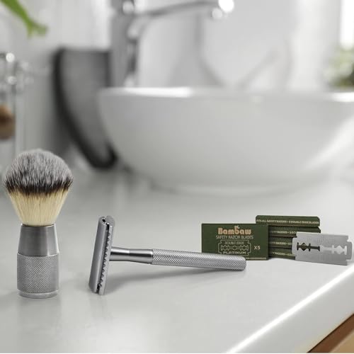 Bambaw ? Double Edge Safety Razor Blades, Swedish Stainless Steel Razor Blades Refills ? 60 Count