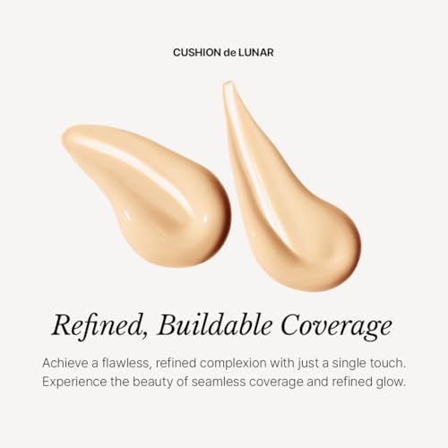[CHALLANS de PARIS] Cushion de Lunar Excellence Cushion Foundation ? 23 Medium Beige | Long-Wear, Buildable Coverage, Lightweight Airy Fit, Hydrating Glow