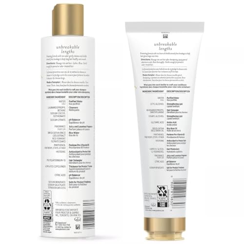 Pantene Nutrient Blends Unbreakable Lengths Shampoo and Conditioner Set
