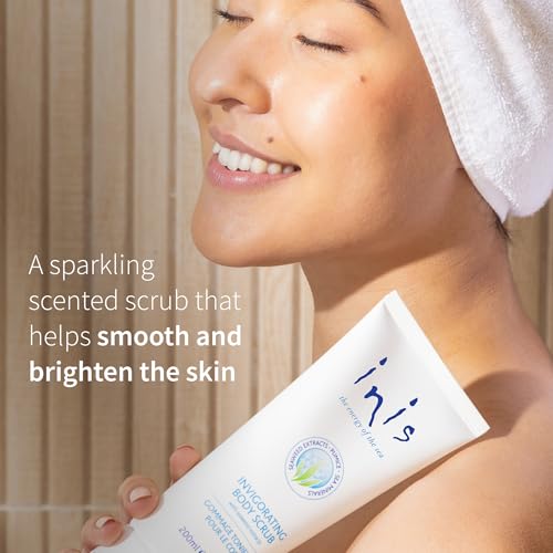 Inis the Energy of the Sea Scented Body Scrub - Exfoliating Body Scrub with Pumice and Seaweed for Soft, Smooth, Moisturized Skin - 7oz.