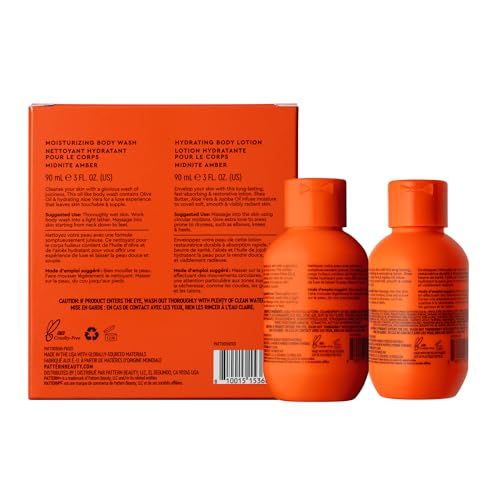 PATTERN Beauty by Tracee Ellis Ross Mini Juicy Hydration Body Duo, 2 piece set, 3 fl. oz. body lotion and 3 fl. oz. body wash