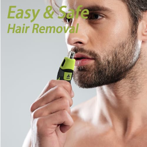 3Pcs Nose Trimmer Replacement Head Attachment for One Shaver Blades QP Series, Professional Stainless Steel Precision Blades, Safe and Efficient Nose & Facial Detail Trimming
