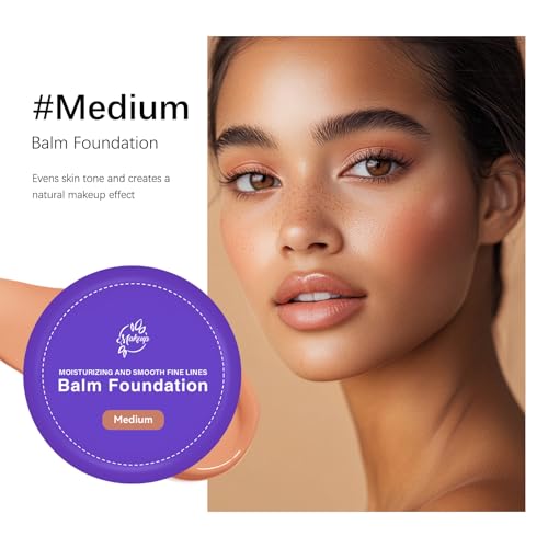 Balm Foundation | Age-Defying Hydrating Cushion Foundation for Mature Skin, Medium Buildable Coverage & Satin Glow Finish Makeup, Blurs Fine Lines, Smooths Texture (medium)