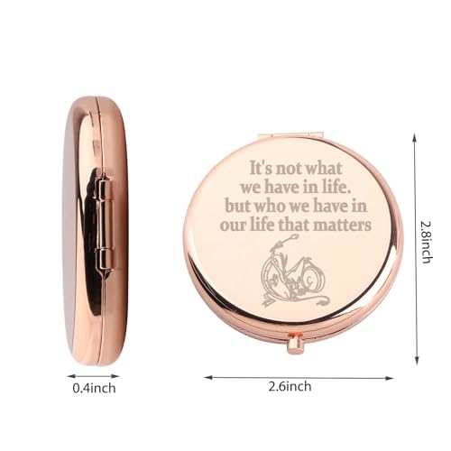 WUSUANED Funny Mushu Dragon Makeup Mirror Mulan Movie Inspired Mirror Mushu Dragon Fan Gift Cartoon Lover Gift