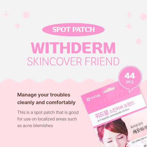 Fermented Korean Acne Patch for Face ? Hydrocolloid Spot Patch for Pimples, Blemish Treatment, Vegan Invisible Pimple Patch, Zit Cover for Day & Night, Skincare for Oily and Sensitive Skin - 44 Pcs