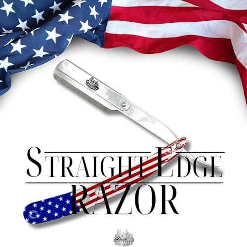 the shave factory Straight Edge Razor Kit (USA / 100 Dorco Single Edge Razor Blades Blue)