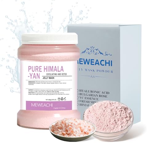 Jelly Mask For Facials Professional,Spa facial mask Rubber Mask, Moisturizing&Hydrating for Wrinkles&Acne,23 Fl Oz Jar Face Mask SkinCare,Natural Gel Face Masks Facial Mask (Himalayan salt)