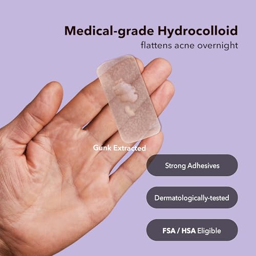 AVARELLE Pimple Patches Hydrocolloid Acne Patches, Acne Spot Treatment for Blemishes and Zit with Tea Tree Oil, Calendula Oil and Cica Oil for Face, Vegan, Cruelty Free (Variety + Fit)