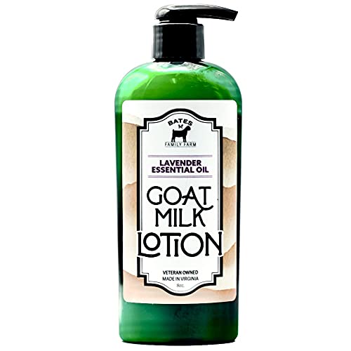 Goat Milk, Essential Oil, and Shea Butter Lotion 8 oz (Lavender)