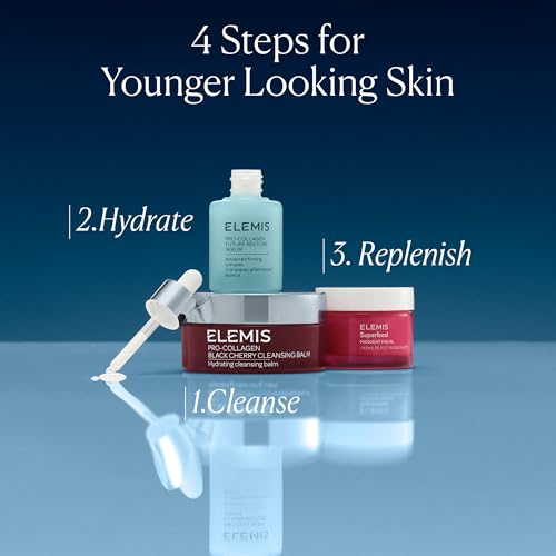 ELEMIS Superfood Midnight Facial, Moisturizer Face Cream, Hydrating Face Moisturizer for Dry Skin, Firming Facial Cream, Camu Camu & Vitamin C Cream