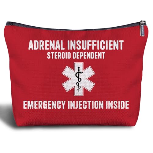 Nurse Doctor Medical Bag,Nurse Travel Adrenal Insufficiency,Emergency Injection Bag for Travel