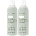 EcoTools XL Makeup Brush Sponge Shampoo, Removes Dirt, & Impurities From Makeup Brushes & Blending Sponges, Fragrance-Free, Vegan,&Cruelty-Free 16 fl. oz./473 ml, Clear(Pack of 2)