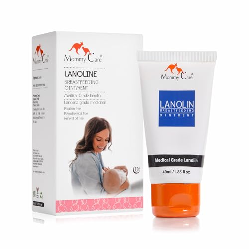 Lanolin Mommy Care Nursing Ointment - Hypoallergenic, Sensitive Skin, with Organic Ingredients, Natural Ingredients, 40 ml