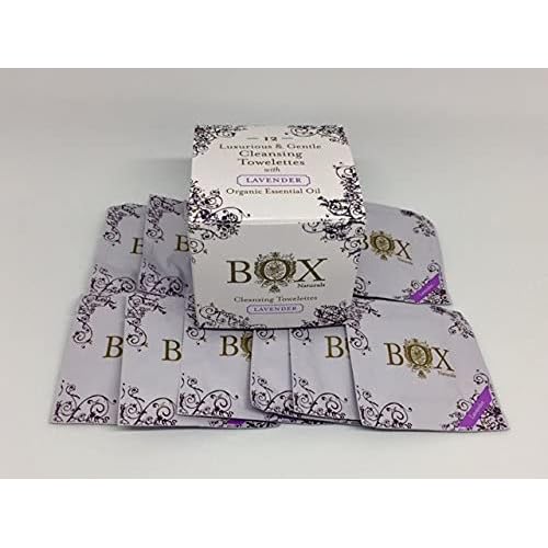 Lavender Towelettes 12 Pack For Face and Body - Wet Wipes