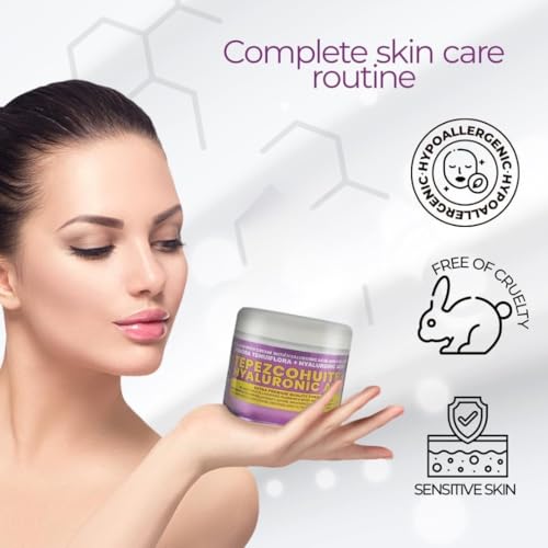 Del Indio Papago Tepezcohuite + Hyaluronic Acid Facial & Body Day Cream 120g | With Mimosa Tenuiflora, Collagen & Vitamin C | Hydrating Daily Moisturizer for All Skin Types