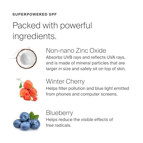 Supergoop! Zincscreen - 1.7 fl oz - SPF 40 PA+++ Mineral Face Lotion & Broad Spectrum Sunscreen - Non-nano Zinc Oxide for Daily UV Protection - Lightweight, Blendable Formula with Pink Hue