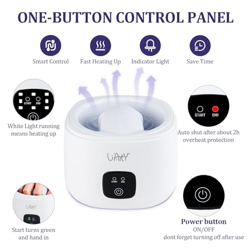 Nail Soaking Bowl: Heated 50% Faster - Professional Nail Soak off Bowl for Women Nail Beginner - Electric Manicure Nail Bowl Nail Polish Remover Machine for Home Salon